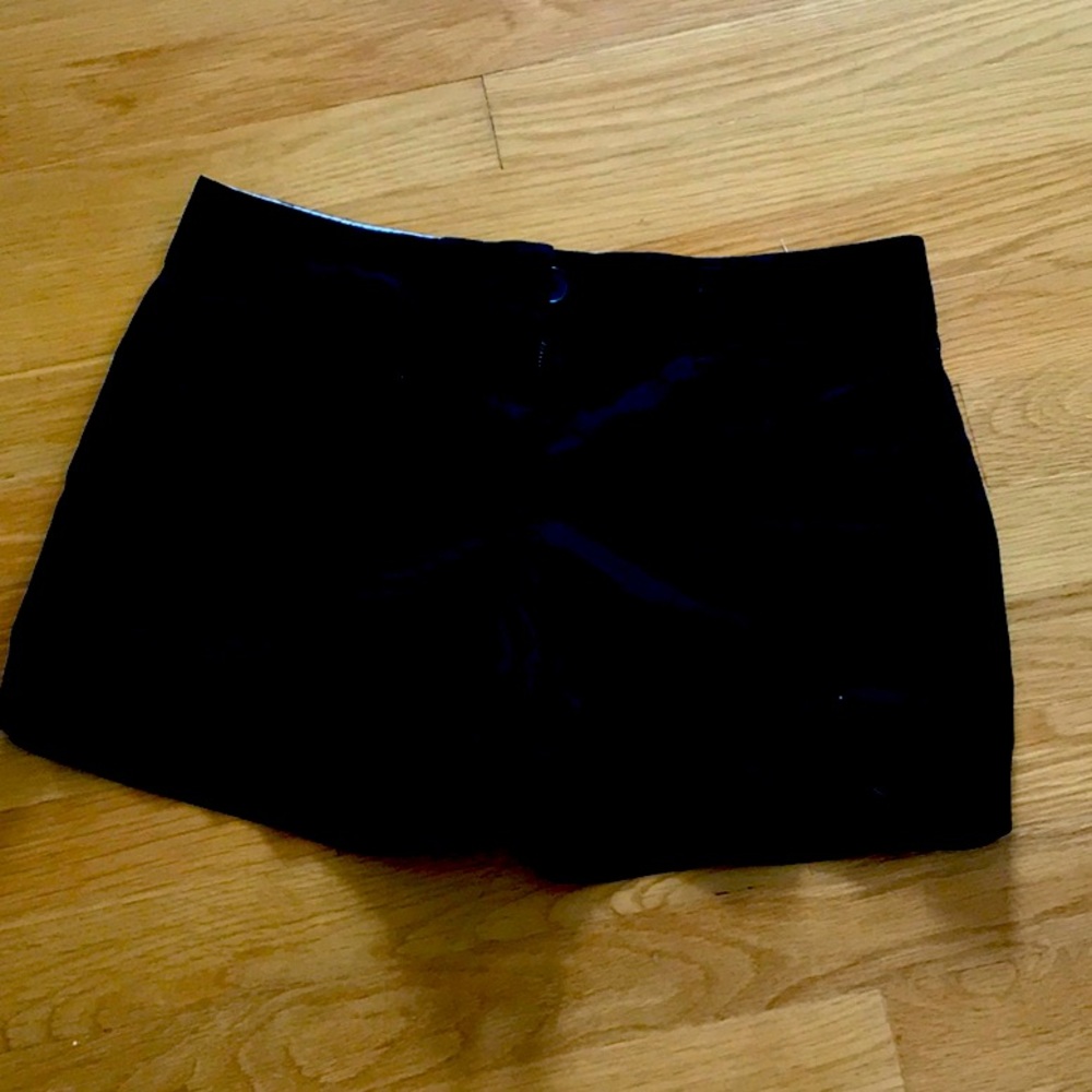 Black loft shorts